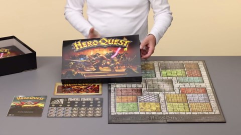 Avalon Hill HeroQuest Game System, Fantasy Miniature Dungeon Crawler Tabletop Adventure Game, Ages 14 and Up 2-5 Players