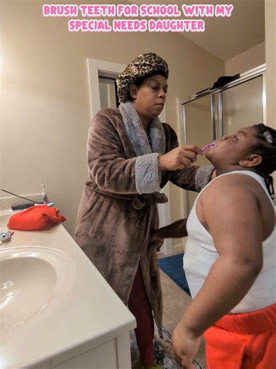 babyyyy, one whole year later. would y'all say she's gotten better or nah? #fyp #specialneedschildren #specialneeds #kbthespecialneedsmom #caregiver