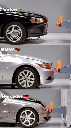 Mercedes vs BMW vs Volvo: Crash Test Shock 🔥🚘