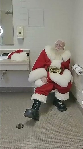 I Caught Santa Doing This 💀 #santa #funny #shorts