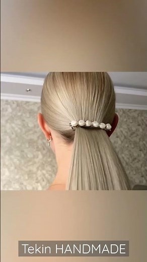 DIY How To Make A Beaded Clip / Barrette For Hair