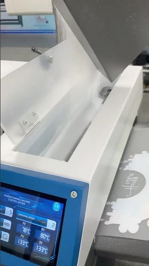 The entire process of the DTF powder shaker spreading powder, every frame is super soothing ✨#dtf