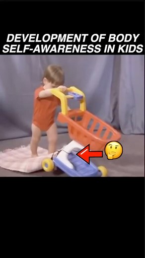 The Development of Body Self-Awareness in Toddlers | ‘Baby Human Shopping Cart Experiment’ via Dalhousie University’s Chris Moore, Ph.D. & colleagues. This study focuses on a child’s ability to recognize that their own actions can influence their environment, an indicator of self-awareness. We also discuss how parents can encourage neurodevelopment in this department using the Montessori method.Important #MEDspiration to encourage happier & calmer children! ...#parenting #parentingtips #toddlerl