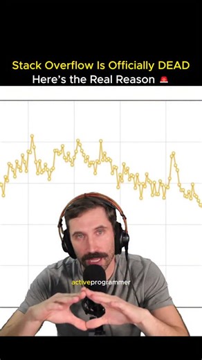 Technology |Business |AI on Instagram: "Stack Overflow didn’t just “decline”… it returned to Day One numbers — literally. 📉 In 2008, the platform had 3,749 questions in its first month. 📉 In December 2025, it had 3,862 — basically the exact same. That’s not a slowdown. That’s a full reset. And ThePrimeagen is brutally honest about why: 👉 Developers were leaving long before AI existed 👉 The COVID spike was short-lived 👉 The culture became toxic, unwelcoming, and power-driven 👉 Asking a ques