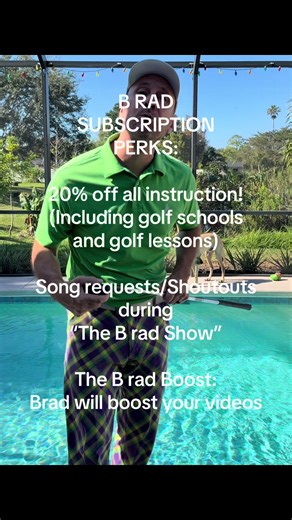 Subscription perks! First month is half off. The golfing deal of the century!