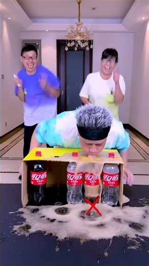 The Coke Snorting Challenge Is So Exciting ! #Funnyfamily #Partygames