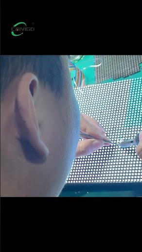 Fixing an LED Display in Seconds 🛠️✨ #ledscreen #ledpanelrepair #leddisplay #shorts