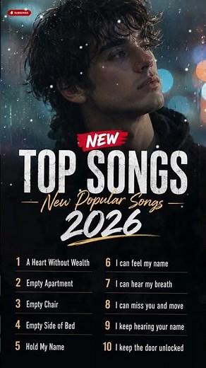 TOP SONGS, New Popular Songs 2026 | Most Popular Music & Best New Songs