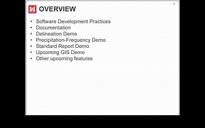 HEC-HMS New Features Demonstration