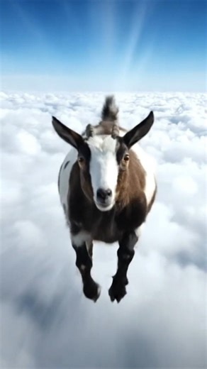 sky diving goats
