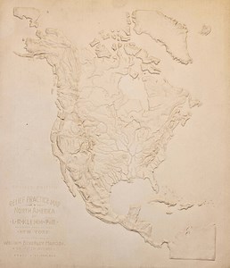 Klemm, "The Relief Practice Map: North America" - UM Clements Library