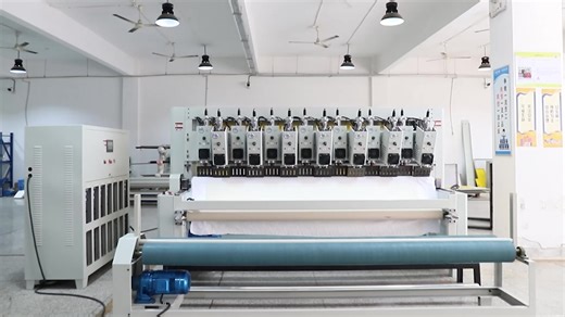Pneumatic Type Ultrasonic Quilting Machine with Two Side Edge Cutting Machine