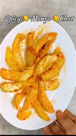 Summer Special Mango Chat Recipe | Spicy Mango Chat | mouth watering Chat #mango #viral #shorts