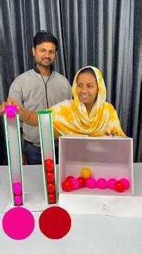 Find the Right Color Ball Red and Pink #familygamenight #matchgame #shorts #challenge #colourball