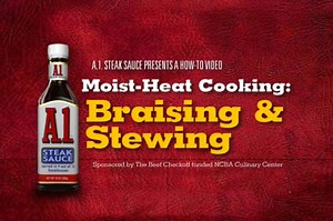 Learn about two popular methods of moist-heat cooking: braising and stewing. This video explains which cuts of meat work best for each method, as well as explain the tools, timing, and techniques for doing so. | A.1. Original Sauce
