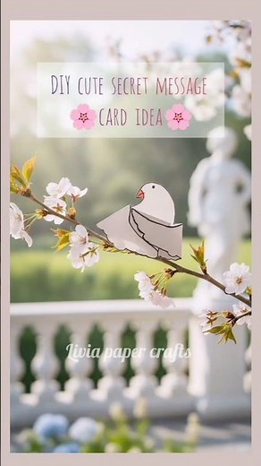 DIY Cute Secret Message Card 💌
