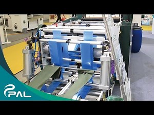 Zipper bag making machine + Auto-slider insertion unit (750ZPB-V+SD) Chinaplas 2016