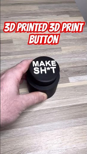 3D Printed 3D Print Button #3dprinting