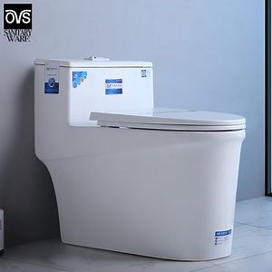 [Hot Item] China Factory Ceramic S-Trap to Floor Bathroom Floor Mounted Ceramic Siphonic One Piece Toilet