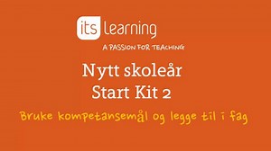 Bruke kompetansemål og legg til i fag