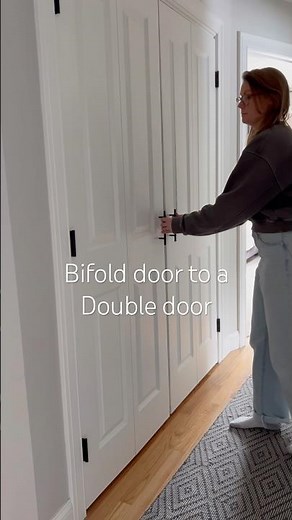 Change your Bifold door to a folding double door