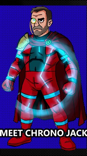 Meet You Villain...Chrono Jack #gamedesign #gamedev #gaming #indiegame #roguelike