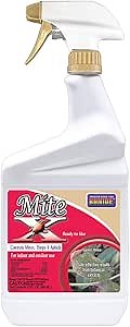 Bonide Mite-X Insecticide and Miticide, 32 oz Ready-to-Use Spray Botanical Extracts Control Mites, Thrips and Aphids in Garden