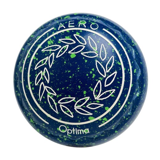 Aero (Pre-Owned) Optima Lawn Bowls 0 Heavy Z-ScoopBlue/Lime - 229929