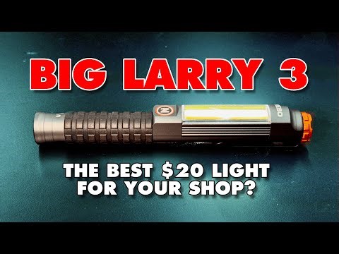 The Perfect Flashlight for the Shop? Nebo Big Larry 3.