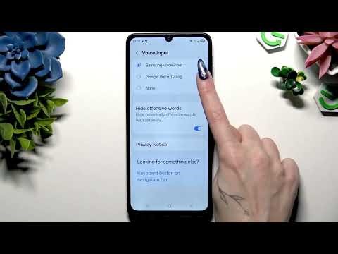 SAMSUNG Galaxy A07 – How to Turn On and Use Voice Typing