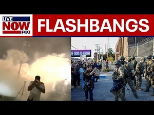 Protesters clash with ICE agents outside processing facility in Chicago suburb