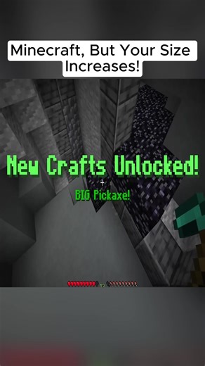 Minecraft: Increasing Size Challenge Gameplay