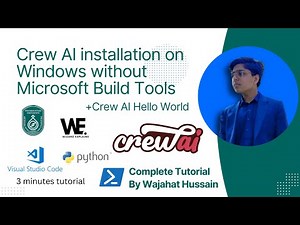 Install CrewAI on Windows WITHOUT Microsoft Build Tools | Fix CrewAI Installation Issues
