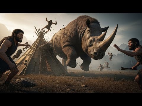 ✅ Life 2.4 Million Years Ago - The Wrath of the Woolly Rhino