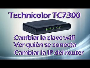 Cómo configurar el router technicolor tc7300 claro usuario y contraseña