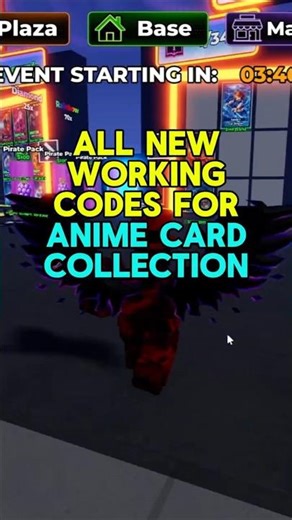 All New Codes in Anime Card Collection Roblox (Update Codes)
