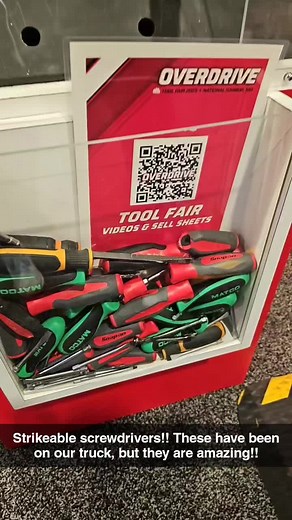 Strikeable screwdrivers, amazingly strong! The other screwdrivers snap under this much pressure! Ask your dealer about them today! #MacTools #StrikeableScrewdrivers #LifetimeWarranty #CassieTheToolLady