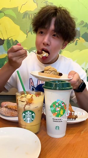 スタバポケモンコラボ新作！ピカチュウハニークリームラテをがぶ飲み