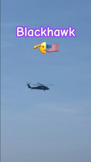 Black Hawk Helicopter Flying Low Over the Ocean 🚁🌊