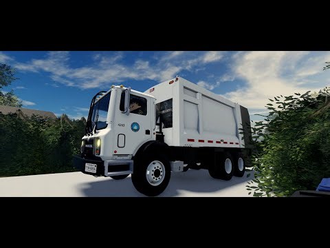Roblox garbage trucks | Heil rear loader speeding through recycling