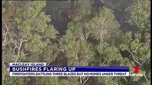 Bushfires are again flaring on Macleay Island. Queensland Fire and Emergency Services is advising residents in the vicinity of Tim Sheas Wetland Reserve, Macleay Island to finalise their bushfire plans. More info: https://www.ruralfire.qld.gov.au #MacleayIsland #7News | 7NEWS Brisbane