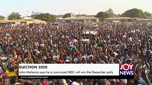 Election 2020: Polls and surveys suggest NDC will win majority parliamentary seats - John Mahama. #ElectionHQ | JoyNews