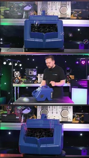 Double Bubble! Beamz B1500 Professional Bubble Machine #shorts