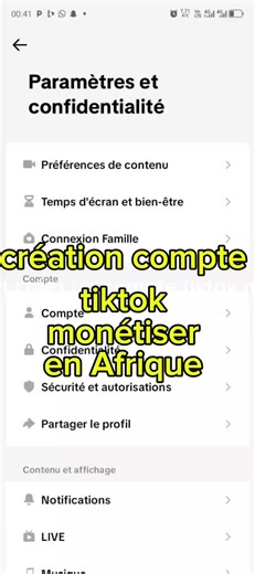 comment créer un compte tiktok monétiser éligibilité en Afrique #algorithmetiktok #monesationtiktok #reation #tiktokmonetser