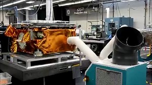 This video demonstrates how we keep the ORBCOMM Generation 2 satellites cool while running tests on our production floor. Since they are designed to operate in the harsh environment of space, we have to artificially cool them while testing performance on other systems. #OG2 #SNCCloseUp | Sierra Nevada Corporation