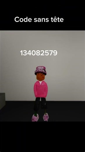 Code sans tête #brookhaven #fypシ #roblox #tuto #skin #tete #poche #main