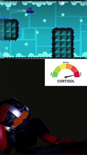low cortisol GD #lowcortisol #shorts #geometrydash