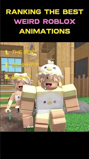 Ranking The Best Weird Roblox Animations