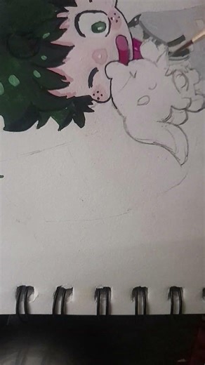 deku chibi style drawing ✨️ ♥️ #art #good #mha