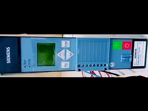 Siemens compact 7SJ8081 relay Navigation, parameter settings,relay testing, alarm/ fault/led reset